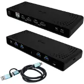 I-Tec Universal Dual 4K Display Docking Station + Power Delivery 85W