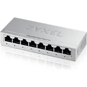 Zyxel Gs-108b V5 Mini 8 Ports Switch Argenté One Size / EU Plug 220V