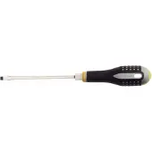 Bahco BE-8160 - Tournevis à lame forgée pour vis à fente renforcé ERGO avec poignée double en caoutchouc 1-2,5 mm x 247-361 mm