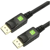 EFB Elektronik DisplayPort — DisplayPort (10 m), Câble vidéo, Noir