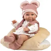 Llorens 73816 New Born baby girl - Bébé réaliste avec corps en vinyle intégral - 40 cm
