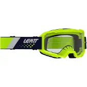 Leatt Lunettes Vizion 2.5, couleur vert citron, verres transparents, transmission de lumière visible (VLT) de 90%