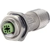 Metz MMF881A115-0001 Connecteur femelle Nombre total de pôles : 4 1 pc., Câble + prise électronique, Multicolore