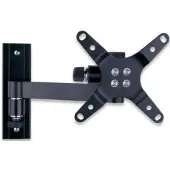 Techly Support mural inclinable (Mur, 15 kg, 13" - 30"), Support mural pour TV, Noir