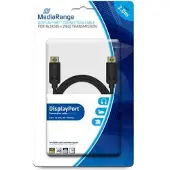 MediaRange DisplayPort Anschlusskabel 10 Gbit/s 2m schwarz