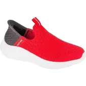SKECHERS Kinder Slip-On ULTRA FLEX 3.0 SMOOTH STEP rouge, taille 27 (403844L)