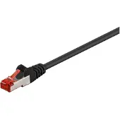 Microconnect B-FTP610S, 10 m, Cat6, F/UTP (FTP), RJ-45, RJ-45, Czarny