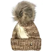 Kumixi Bonnet 'Bommelmütze' cappuccino