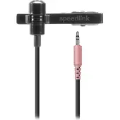 Speedlink Microphone à clipser SPES, noir