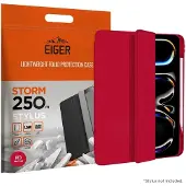 EIGER Storm 250 (Apple iPad Pro 11 2024), Étui pour tablette, Rouge