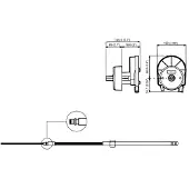 Ultraflex Câble De Gouvernail M58