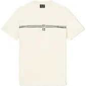 Armani Exchange pour homme. XM002522AF10334U1074 T-shirt Basic blanc crème (XL), Beige, Casuel, Coton, Manche courte