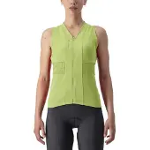 Castelli Anima 4 Sleeveless Jersey Vert XL Femme