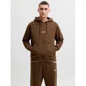 Jack & Jones Sweat-shirt 'JJESOHO' caramel / blanc