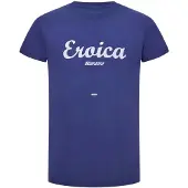 Santini Eroica Cipressi Short Sleeve T-shirt Bleu 2XL