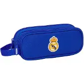 Safta Trousse Real Madrid Double Pencil Case 812624513 Bleu