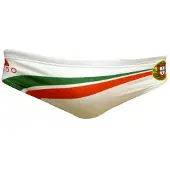 Turbo Portugal Swimming Brief Blanc L Homme