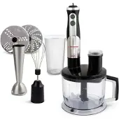 Esperanza Mixeur plongeant EKM004 0,6 L Noir, argent, transparent 800 W