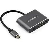 StarTech.com .com Adaptateur multiport USB-C vers Mini DisplayPort ou VGA - Adaptateur vidéo 2-en-1 - 4K 60 Hz