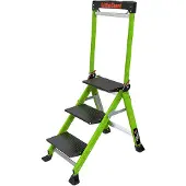 Little Jumbo 484322310 Little Giant Jumbo Step Escabeau - Simple - Fibre De Verre - 1 X 3 Marches - Max. Hauteur De Travail 2,64m