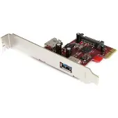 StarTech.com .com Carte d'interface PCI Express 2 ports USB3.0 SuperSpeed avec support UASP