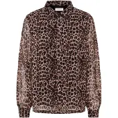 Cream Chemisier 'CRYuna' marron / chocolat / noir