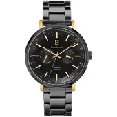 Pierre Lannier Montre Homme Ceramic Cadran Noir Bracelet Céramique Noir