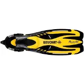 BEUCHAT Power Jet Ressort Junior Diving Fins Jaune EU 38-39 Enfants