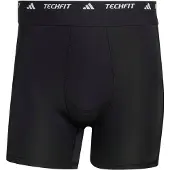 Adidas Pantalon de sport 'TECHFIT Hybrid Short' noir / blanc