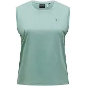 Peak Performance Explore Graphic Sleeveless T-shirt Vert S Femme