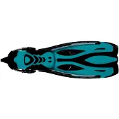 BEUCHAT Power Jet Ressort Diving Fins Bleu EU 44-45