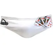 Turbo Scala Real Swimming Brief Blanc L Homme