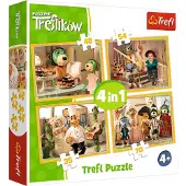 Trefl 4in1 La famille Treffle - Se préparer pour le bal