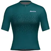 Santini Moon Short Sleeve Jersey Vert M Femme