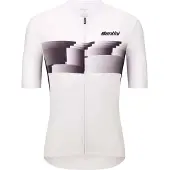 Santini Verve Short Sleeve Jersey Blanc M Homme