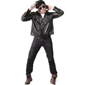 Guirca Biker Jacket Men Costume Vert XL