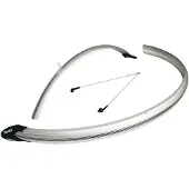 Mvtek Ctb 45 Mm Kit de garde-boue argent 28'' argent 28