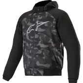 Alpinestars Chrome Camo Sport Sweat à capuche zippé de moto