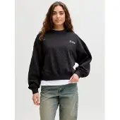 JJXX Sweat-shirt 'JXGia' bleu / jaune pastel / vert / noir