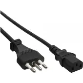 InLine Câble d'alimentation (1.80 m), Câble d'alimentation, Noir