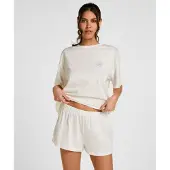 Hunkemoller Shorty bleu clair / jaune / blanc