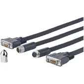 VivoLink PRODVICW10 câble DVI 10 m DVI-D Noir