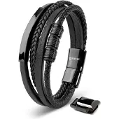 SERASAR Bracelet 'Brave' noir