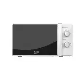 Beko MOC20100WFB, Plan de travail, Micro-ondes solo, 20 l, 700 W, Bouton, Blanc