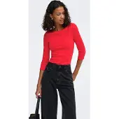 JDY T-shirt 'JDYMALLI' rouge