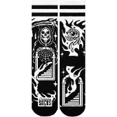 American Socks Chaussettes de - Death's door- Mid High - Standard - pour Unisexe - noir - Taille Standard
