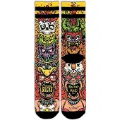 American Socks Chaussettes 'Open your mind' orange