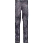 Mey Pantalon de pyjama 'Bike Rush' bleu foncé / rouge / blanc cassé