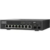 Qnap switch QSW-L3208-2C6T (6x 10GbE port, 2x 10G SFP+/NBASE-T Combo, Lite Managed)