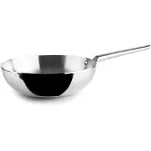 Ibili Wok 5 couches, acier inoxydable/aluminium, 28 cm, argenté
